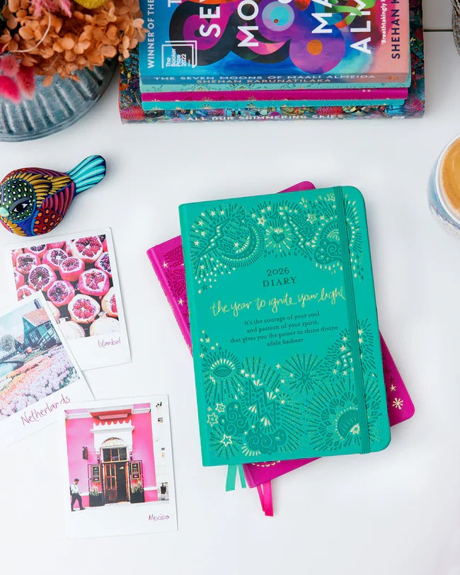 2026 Diary The Year Ignite Your Light - Turquoise Twist