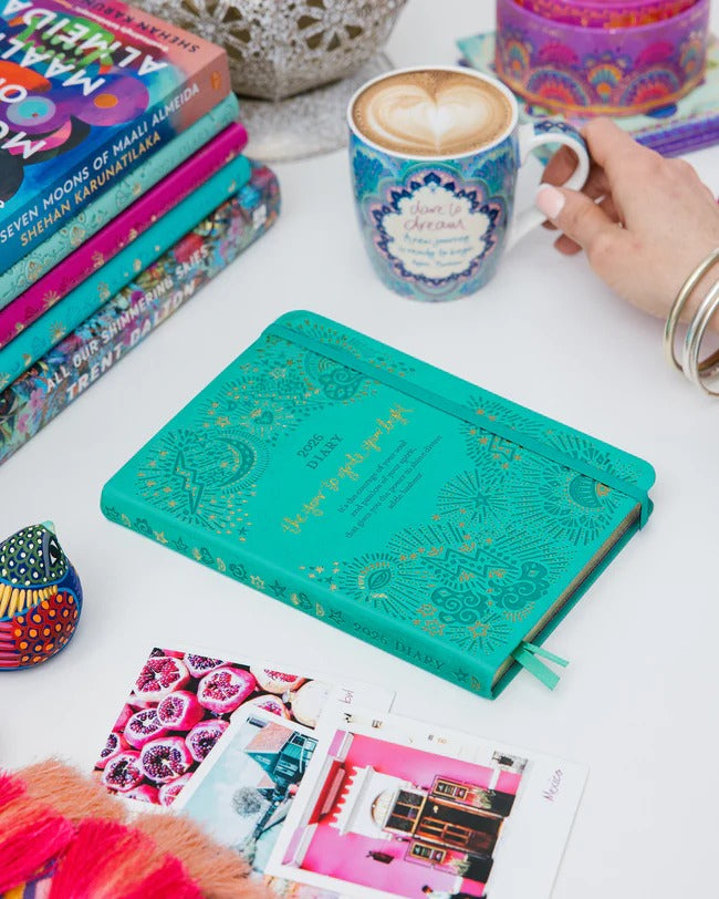 2026 Diary The Year Ignite Your Light - Turquoise Twist