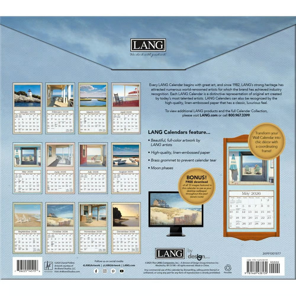 Seaside Calendar 2026