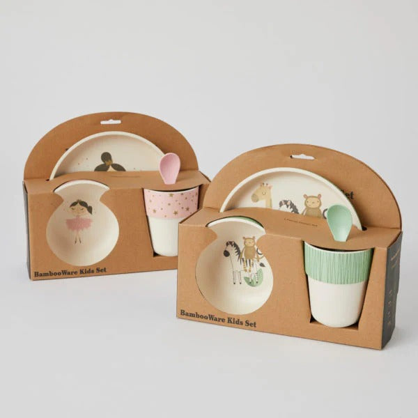 Bamboo  4 pce  Dinner Set
