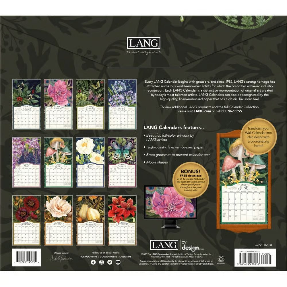 Midnight Garden Calendar 2026
