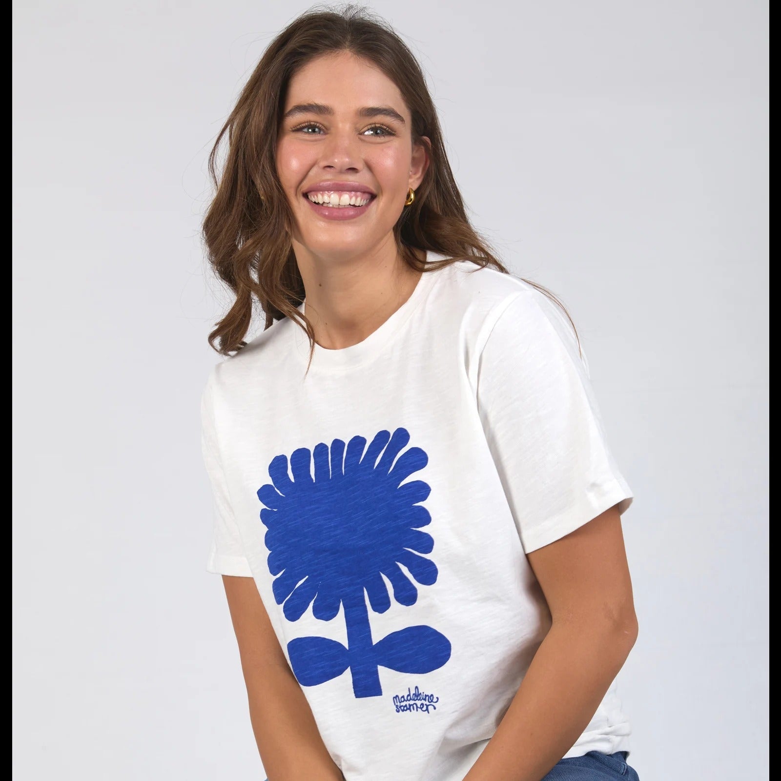 Madeline Stamer Tee  Marshmallow