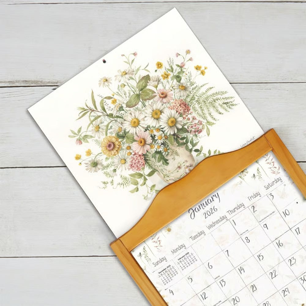 Watercolor Seasons Calendar 2026