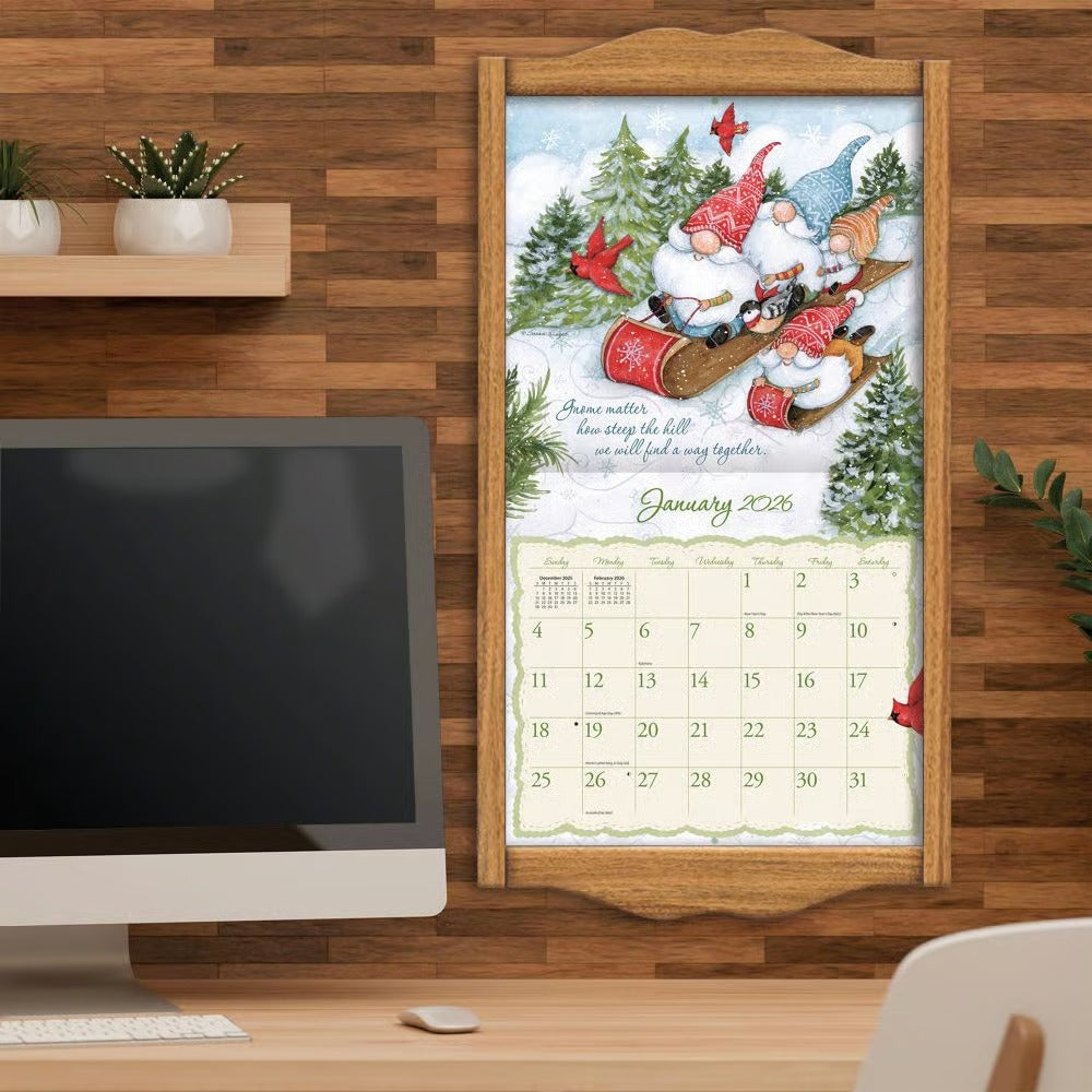 Gnome Sweet Gnome Calendar 2026