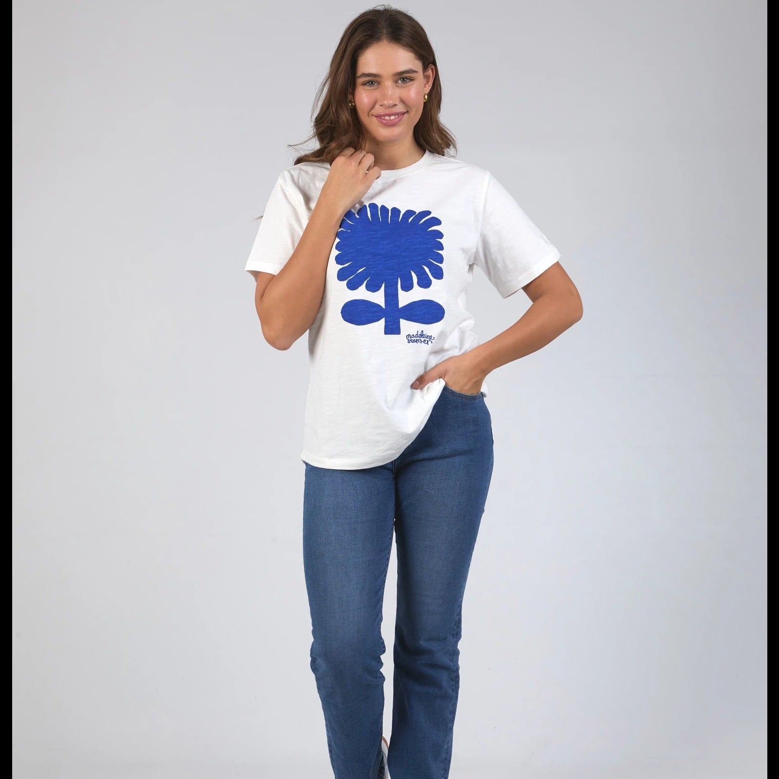 Madeline Stamer Tee  Marshmallow