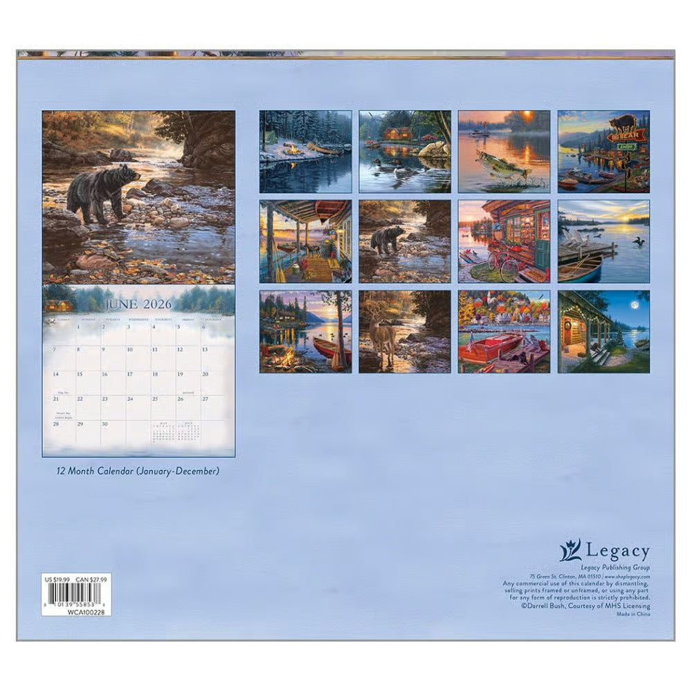 Cabin View Calendar 2026