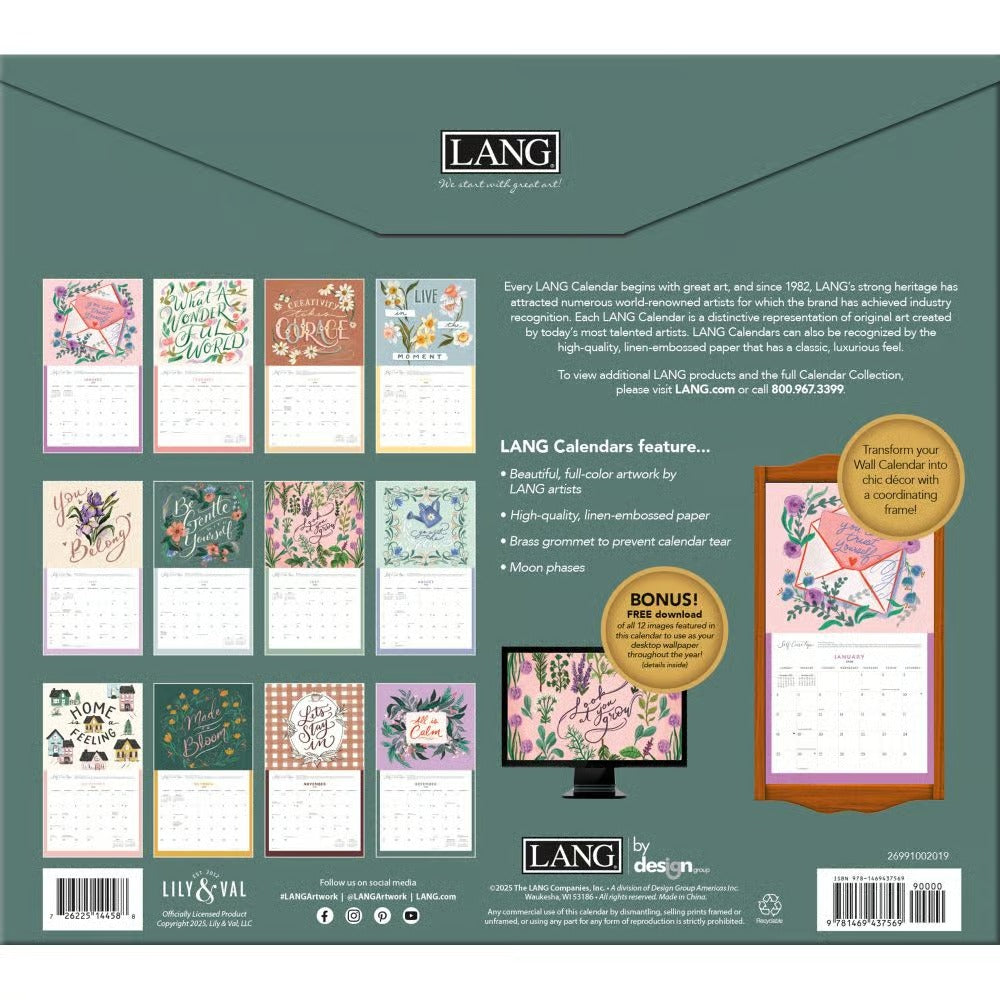 Be Gentle with Yourself Calendar 2026