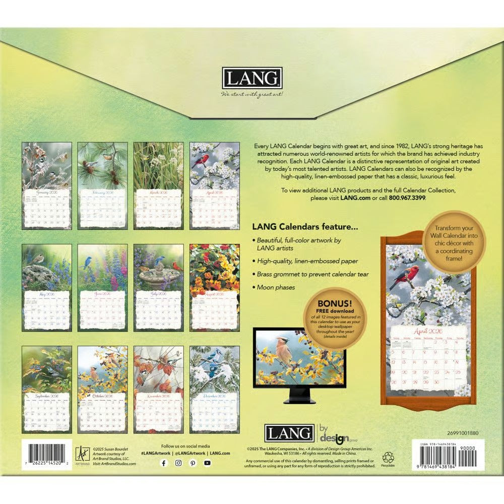 Song Birds Calendar 2026