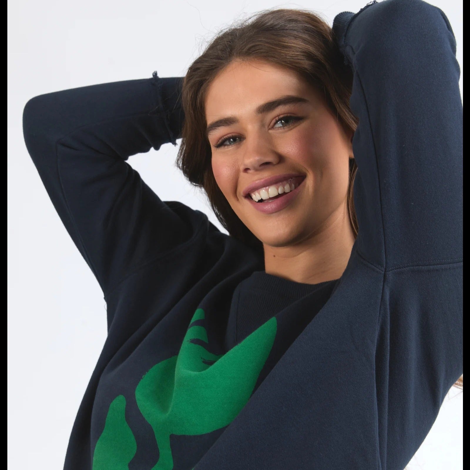 Madeline Stamer Crew   Navy