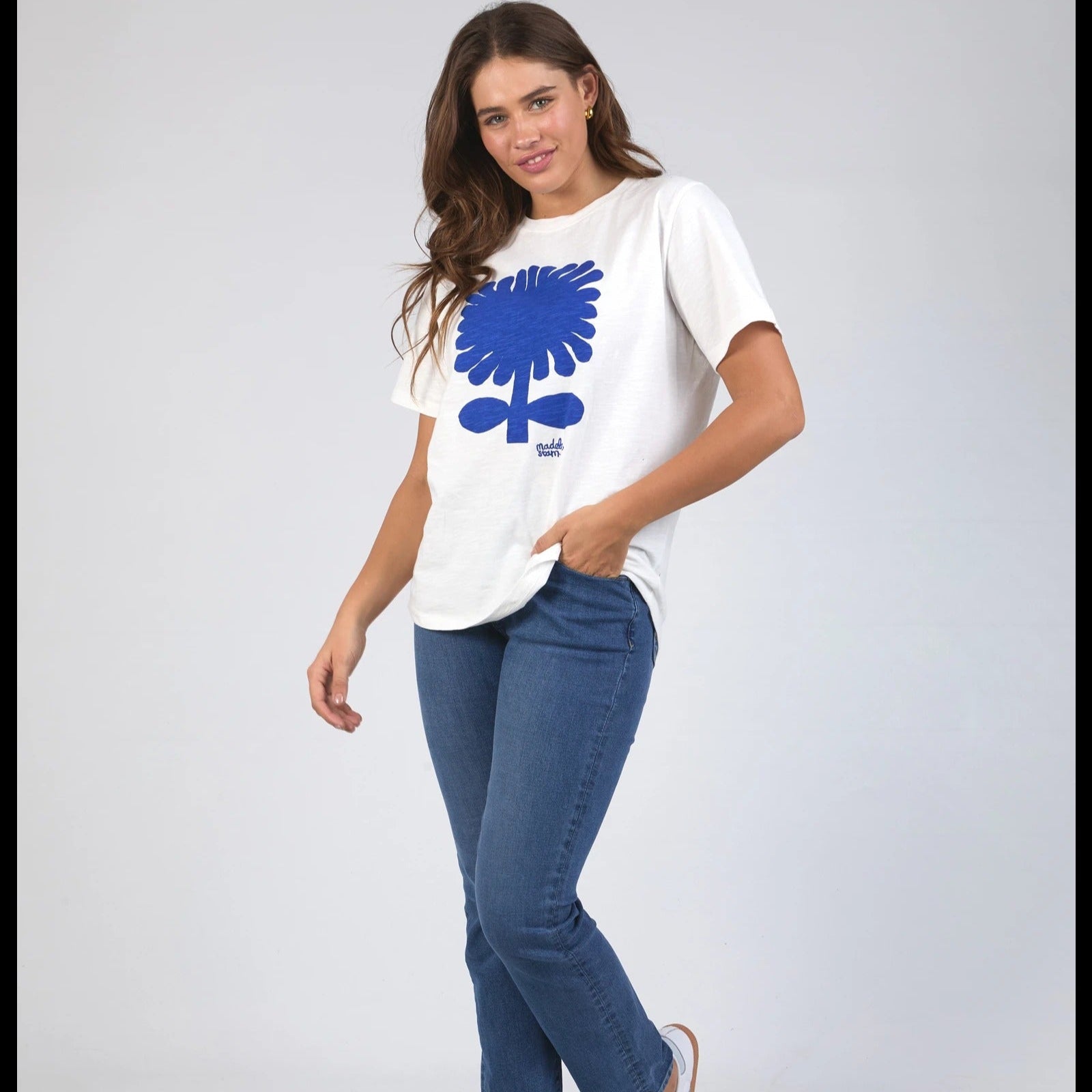 Madeline Stamer Tee  Marshmallow