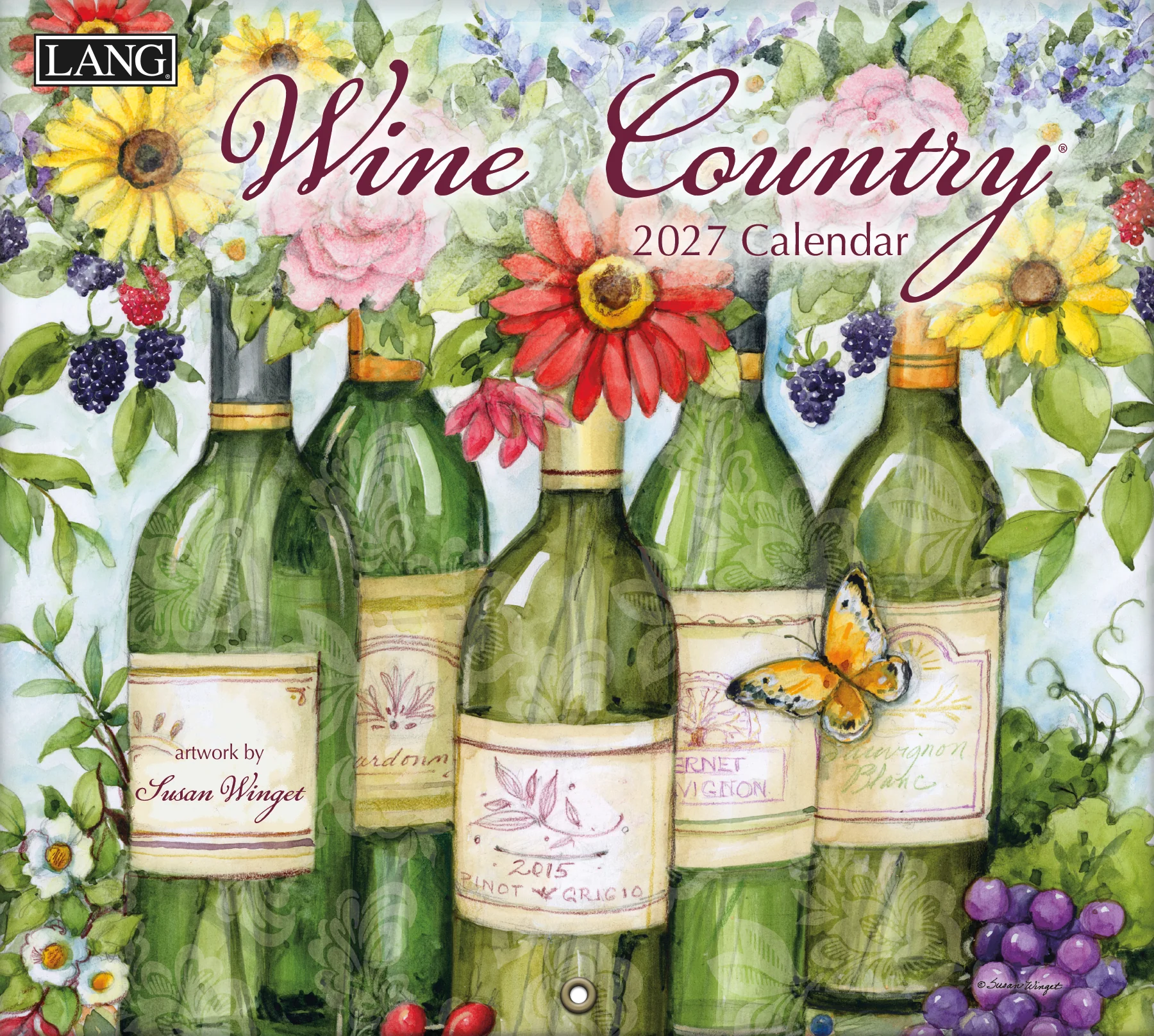 Wine Country 2027 Calendar