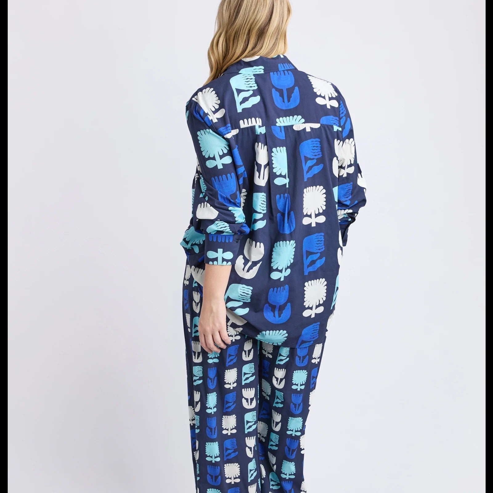 Madeline Stamer Shirt  Navy
