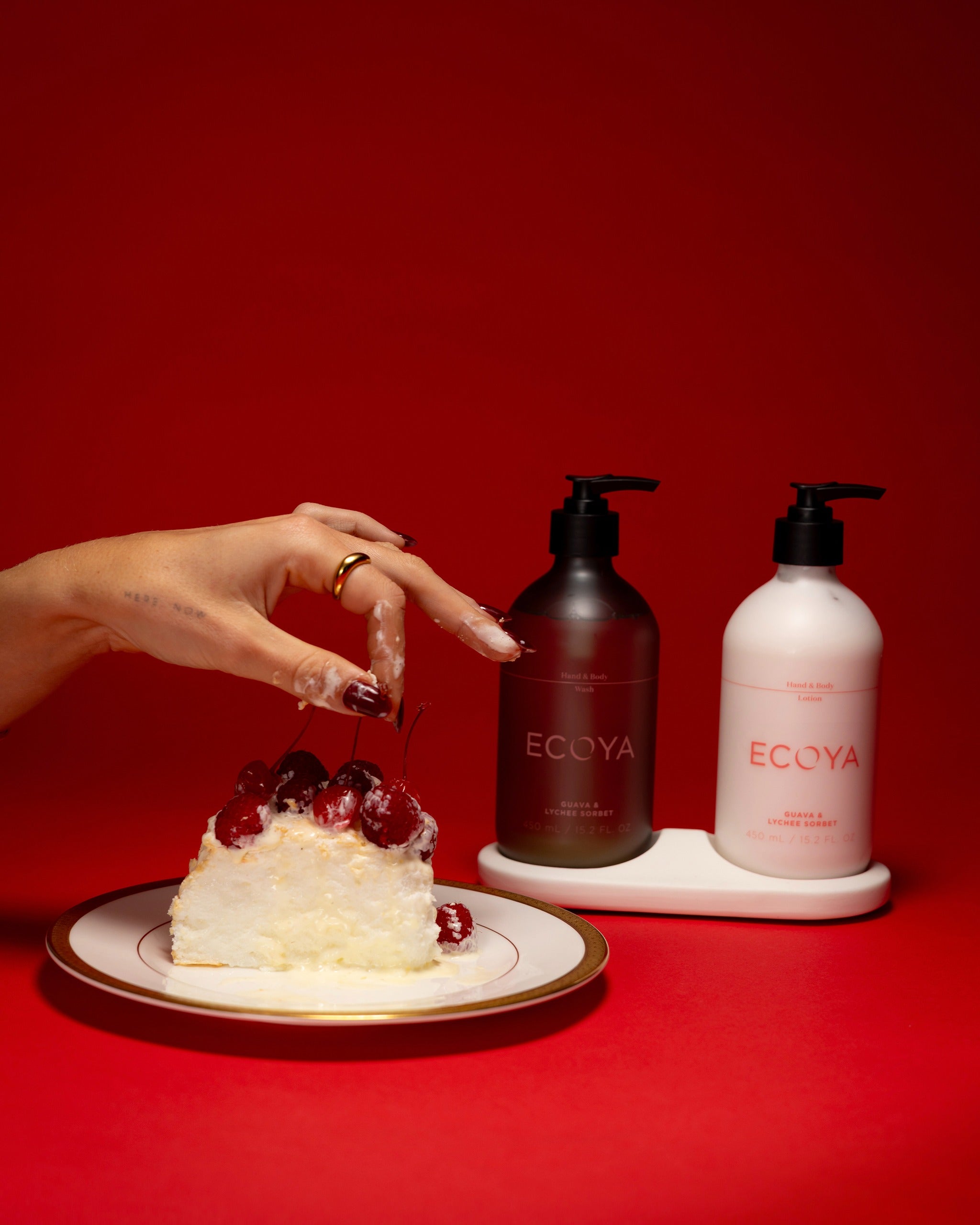 Guava & Lychee Sorbet Bathroom Gift Set