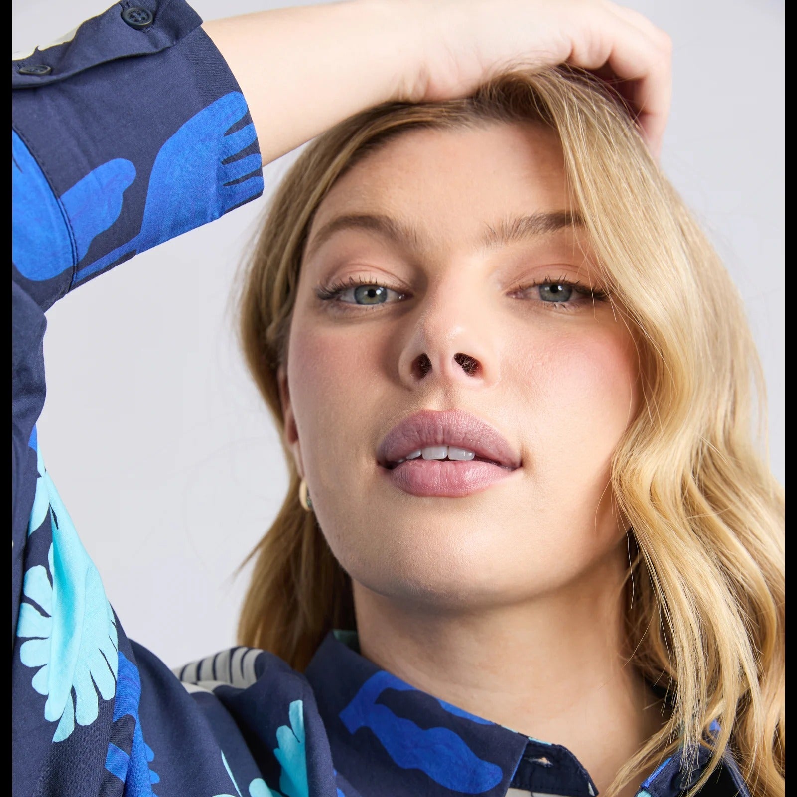 Madeline Stamer Shirt  Navy