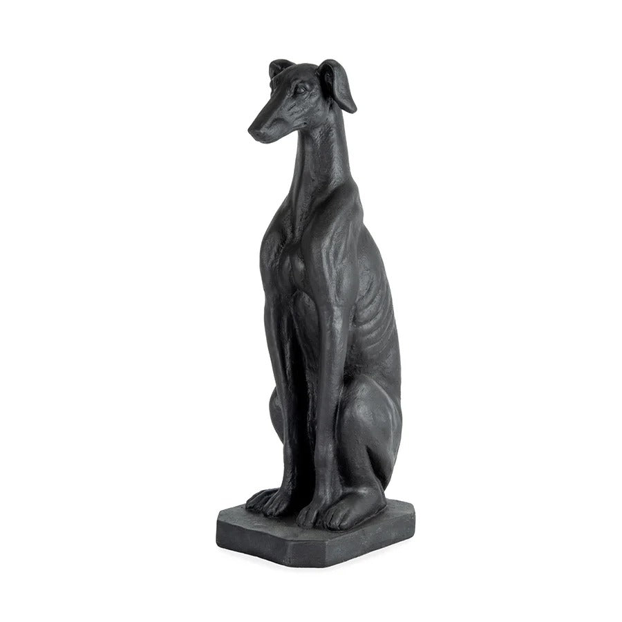 Majestic Sitting Greyhound Statue