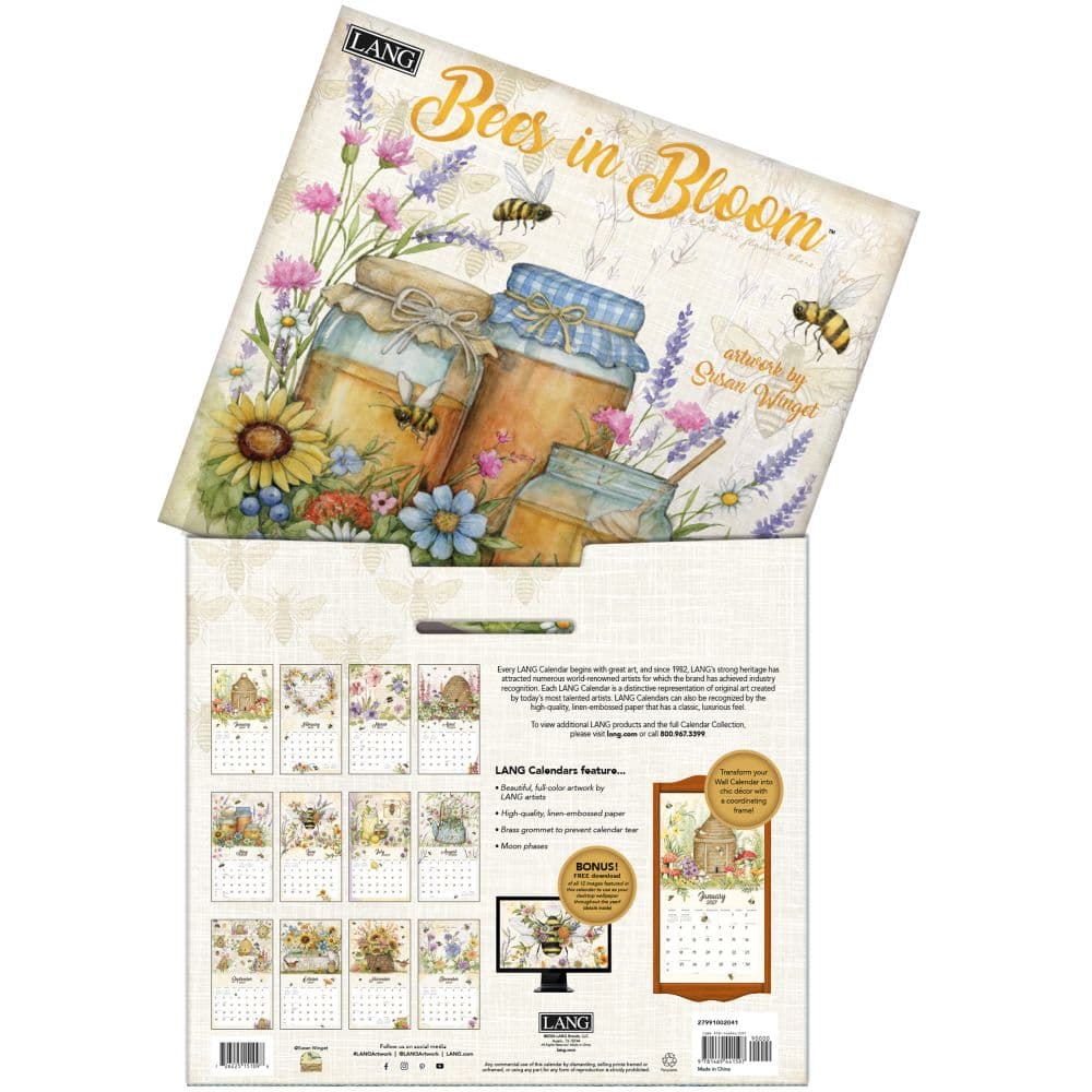Sweet As Honey 2027 Calendar