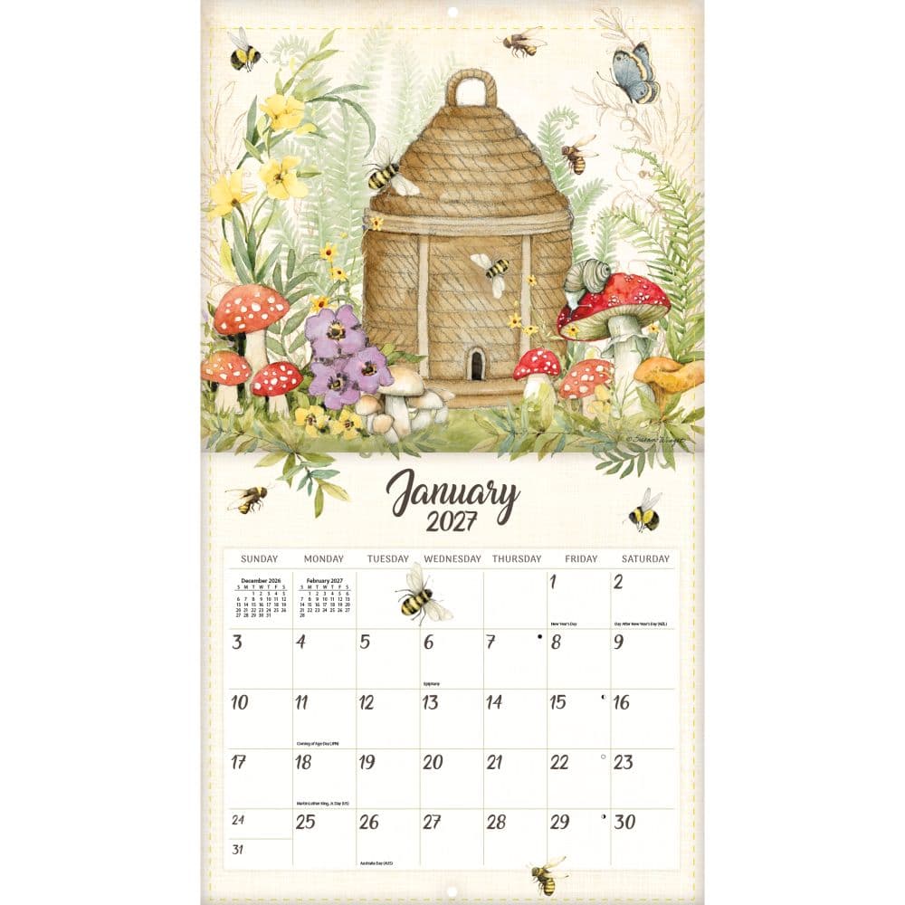Sweet As Honey 2027 Calendar
