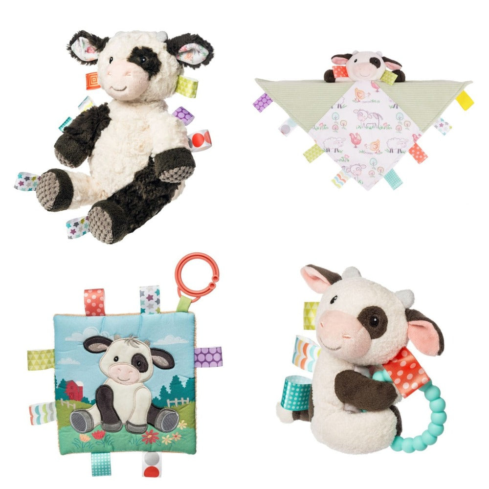 Taggies Buttercup Cow Crinkle Me