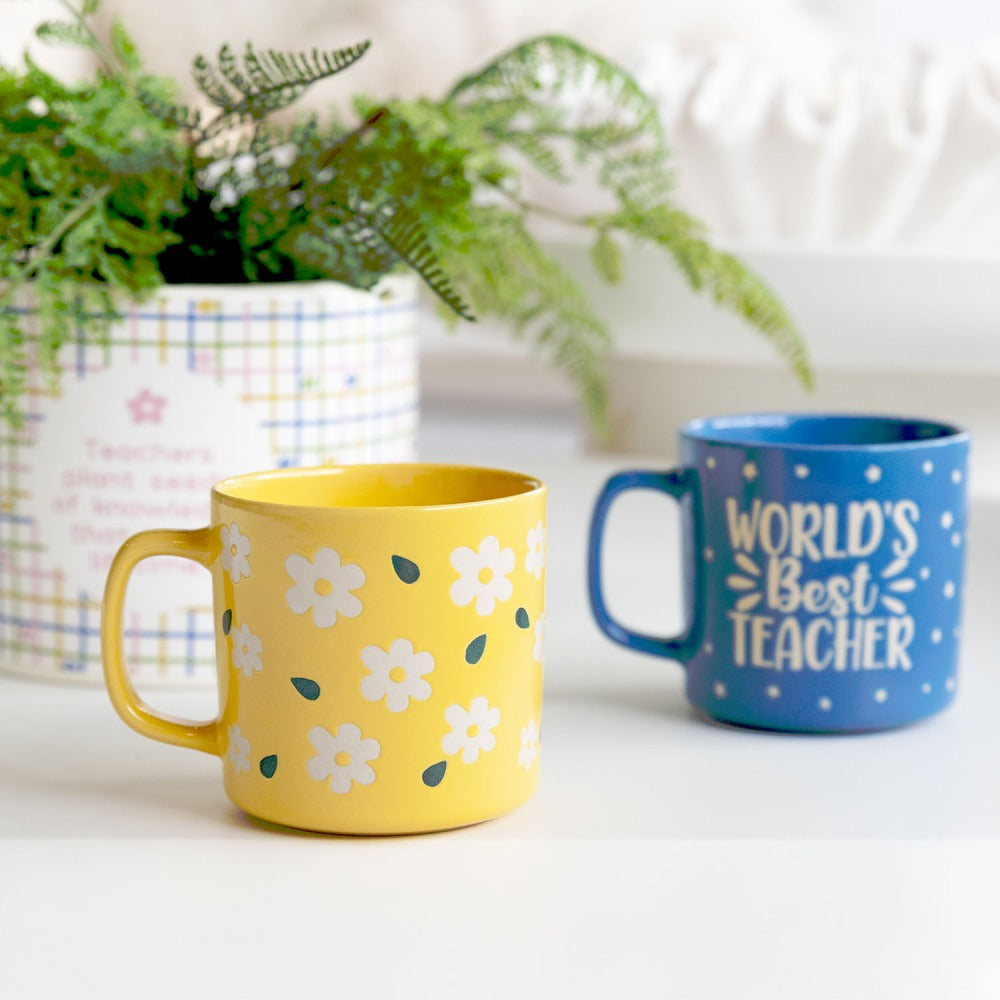 Teacher Flowers Mug