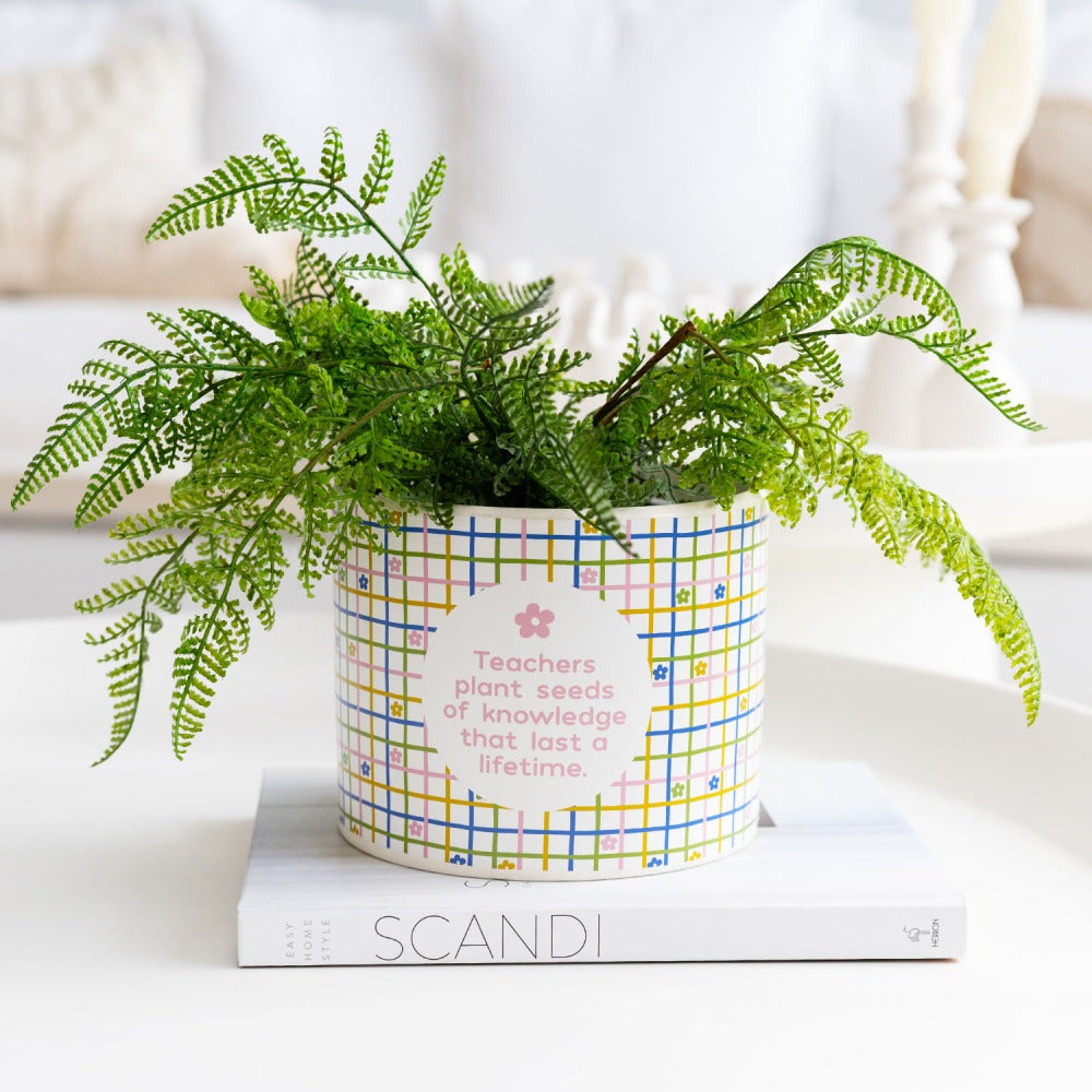 Teacher Ceramic Planter