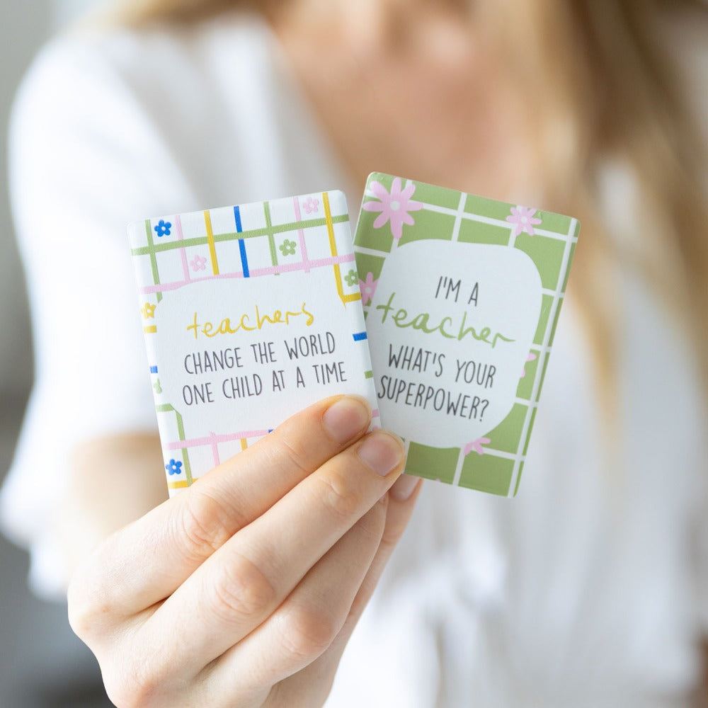 I'm A Teacher Whats Your Superpower? Ceramic Magnet
