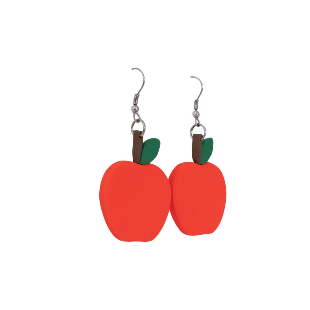 Teacher Apple Earrings