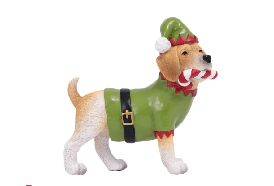 Christmas Elf Dog Ornament