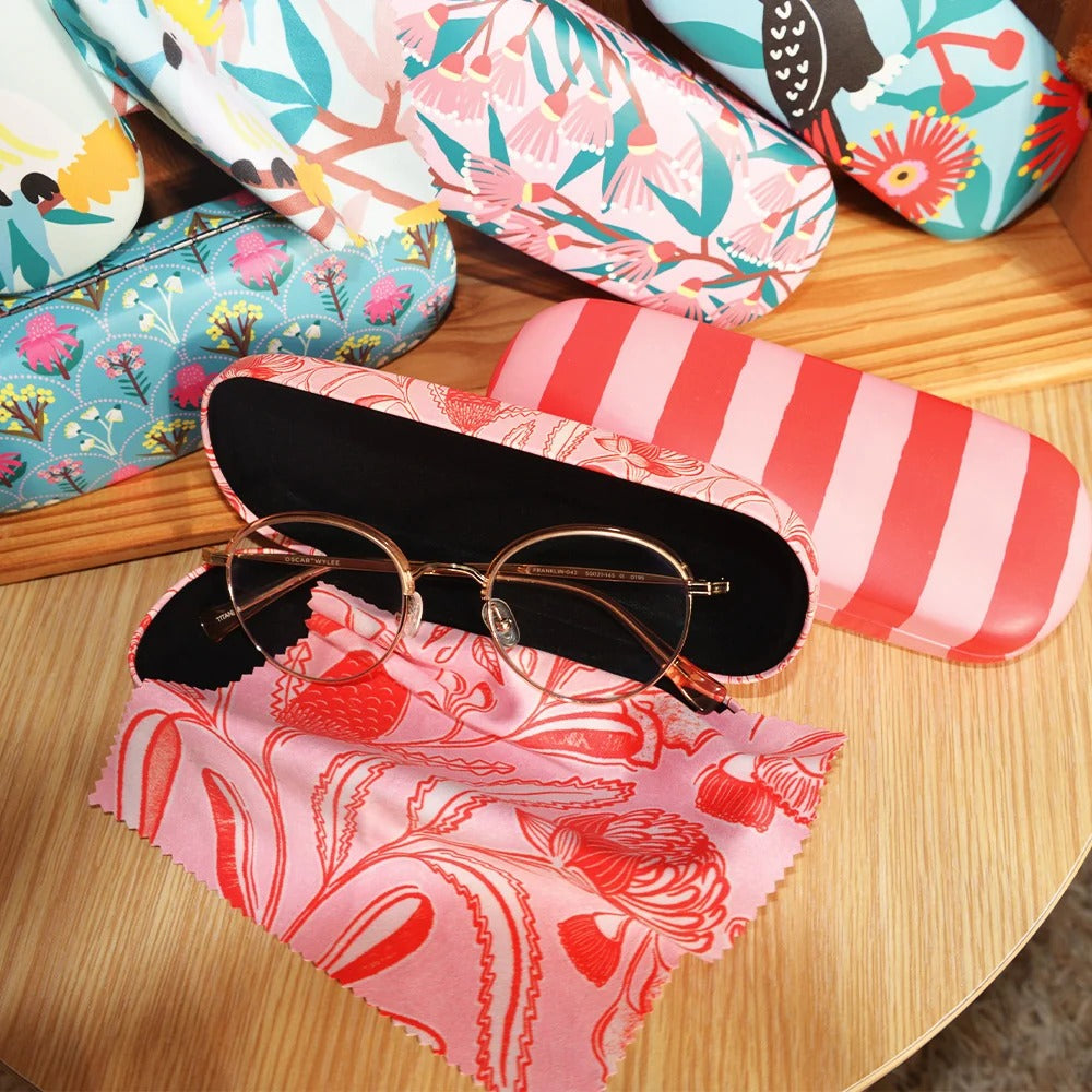 Glasses Case - Red Stripe