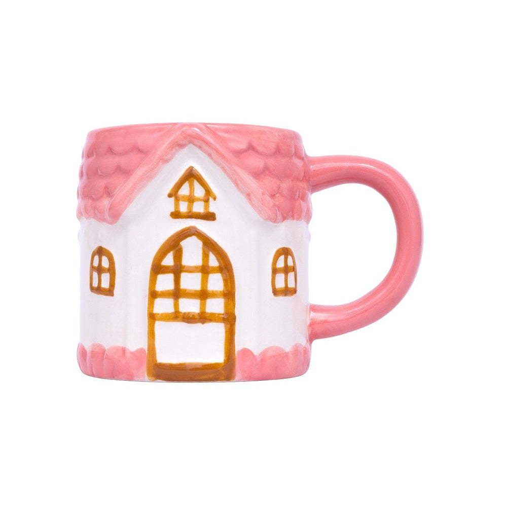 Pink House Mug