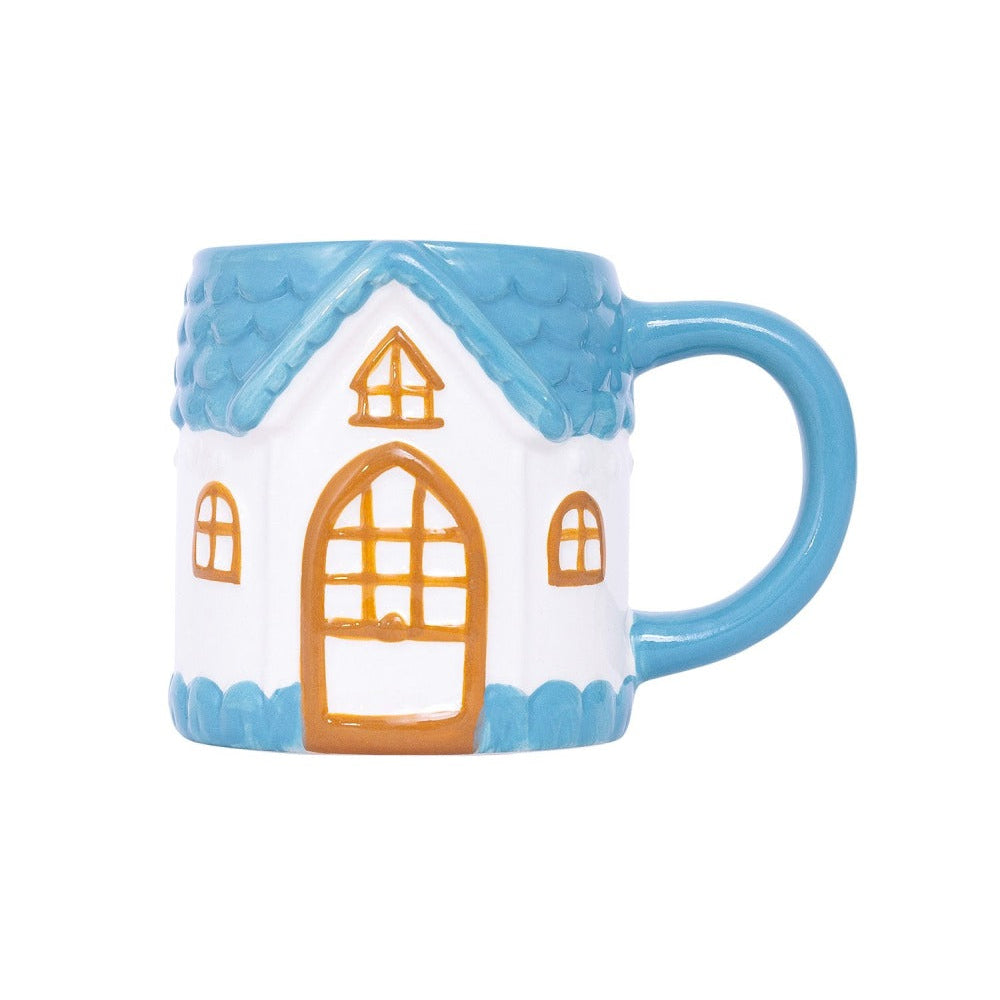Blue House Mug