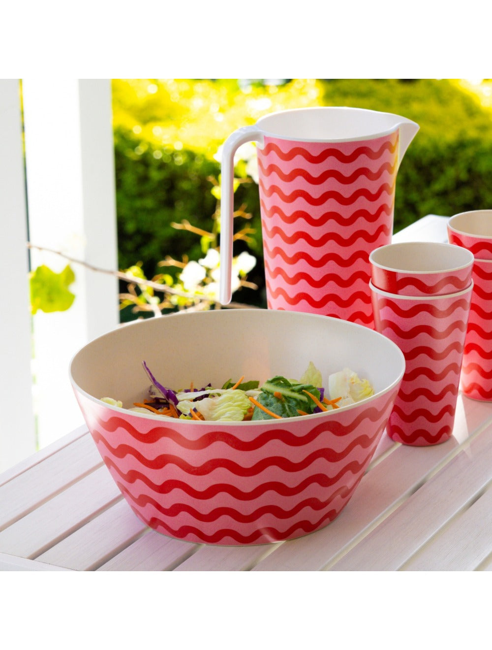 Summer Waves Salad Bowl