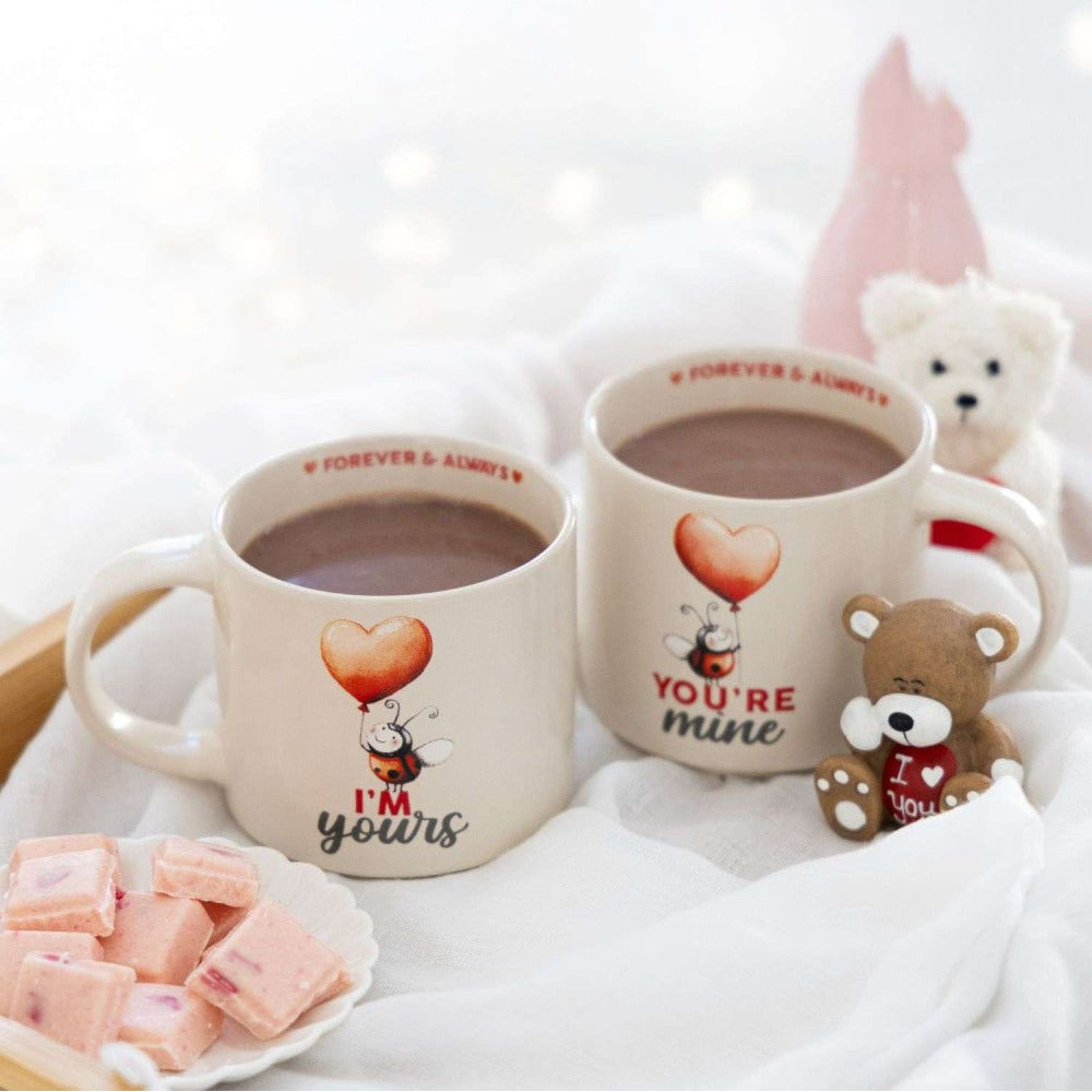Valentine's Day Love Bugs Mug Set