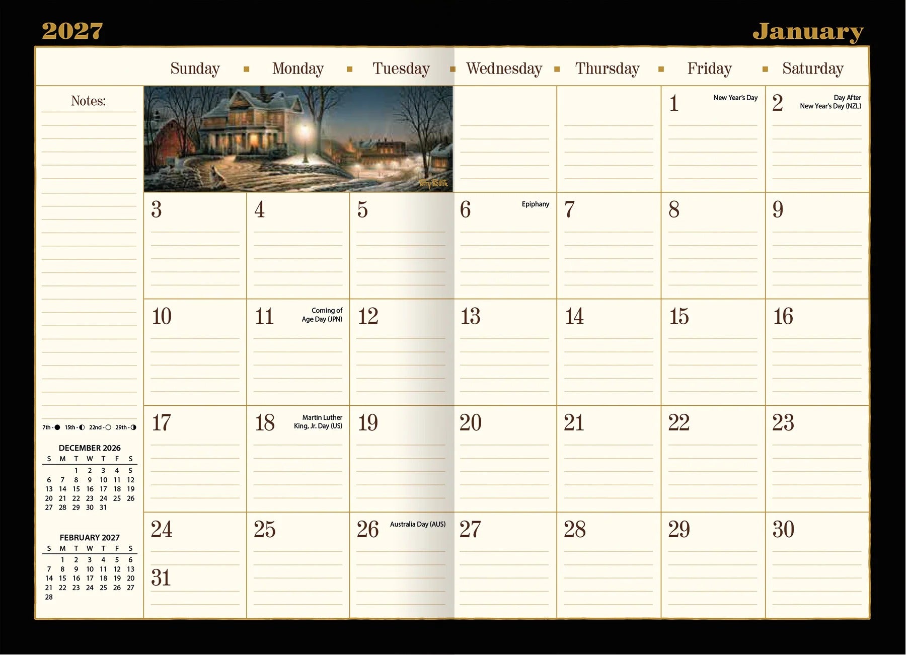 Terry Redlin 2027 Calendar