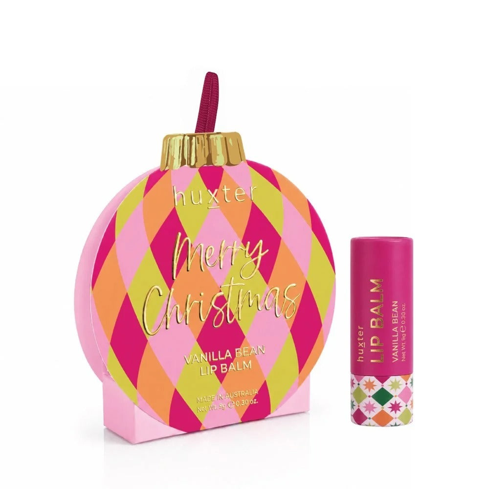 Hanging Lip Balm Bauble Stripes - Vanilla Bean