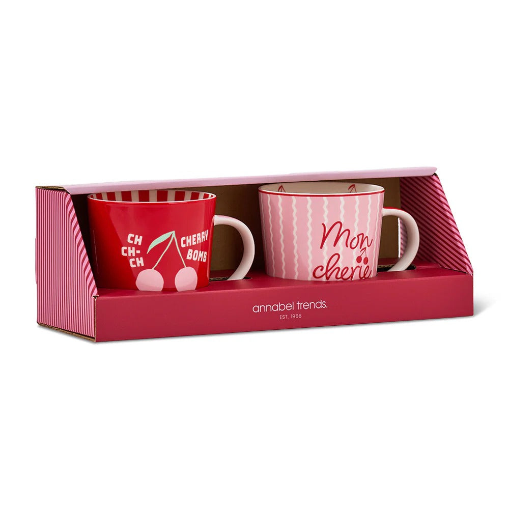 Cherrylicious 2pc Mug Set