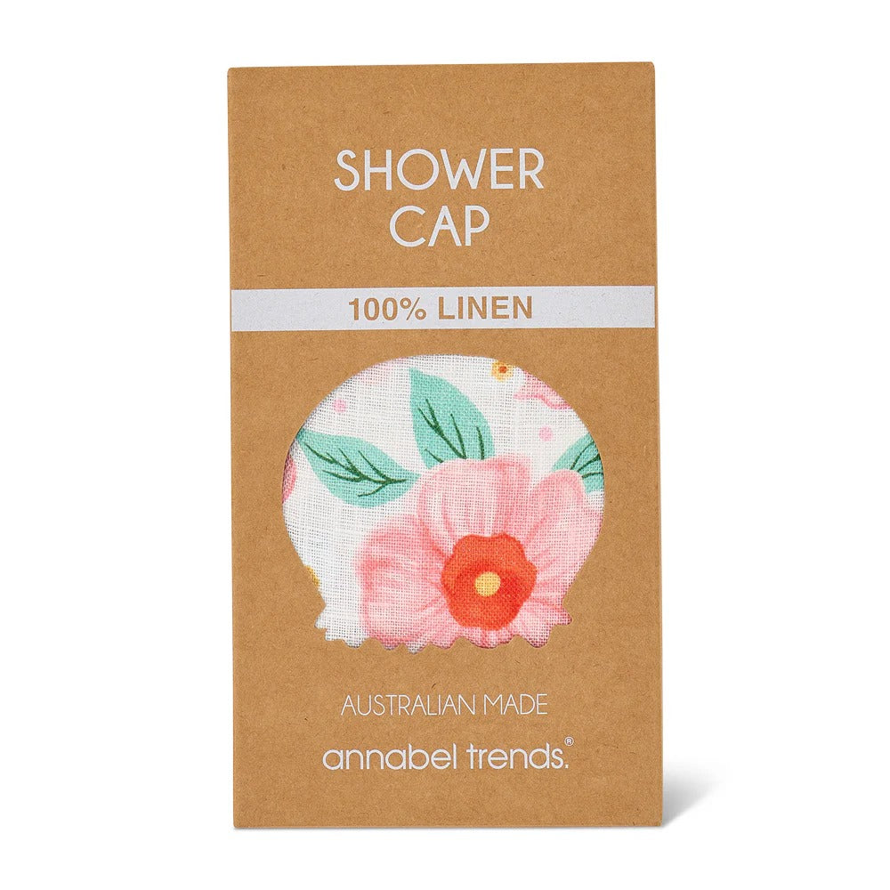 Meadow Blush Shower Cap