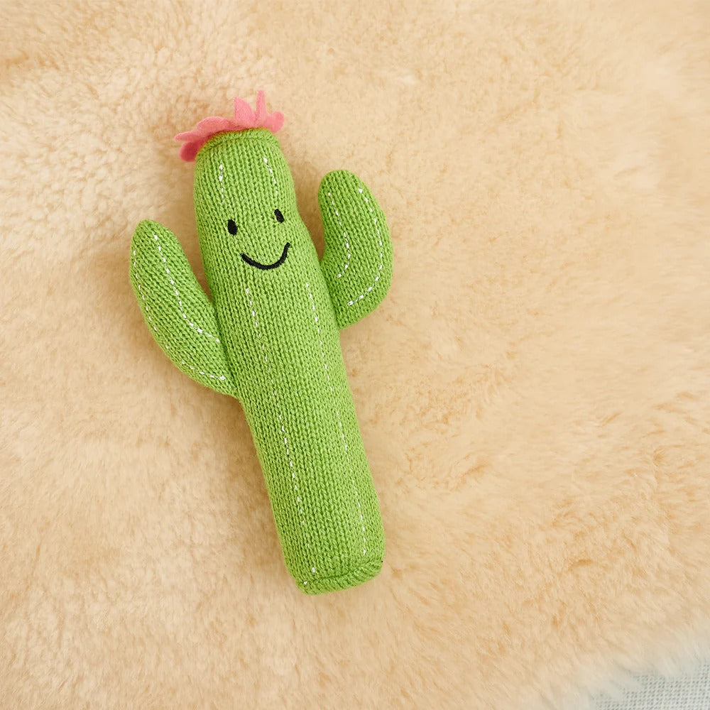 Cactus Knit Rattle