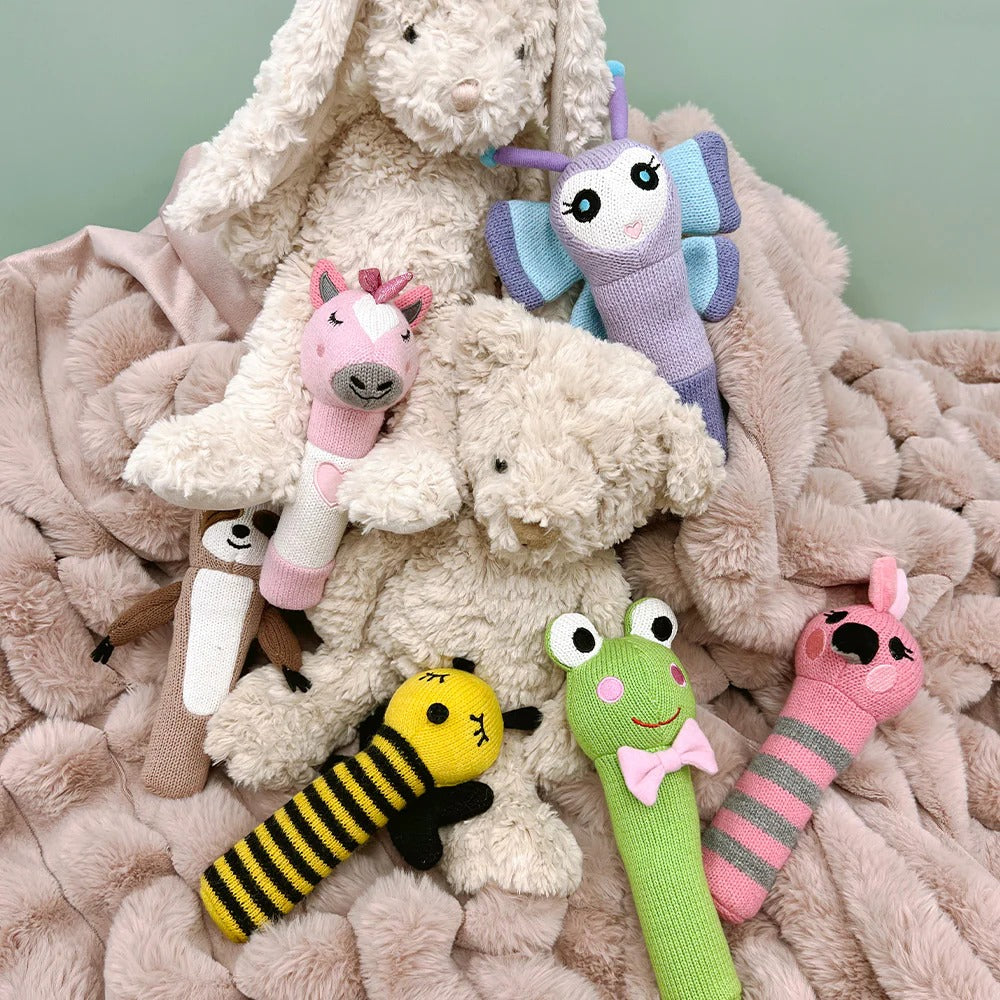 Unicorn Knit Rattle