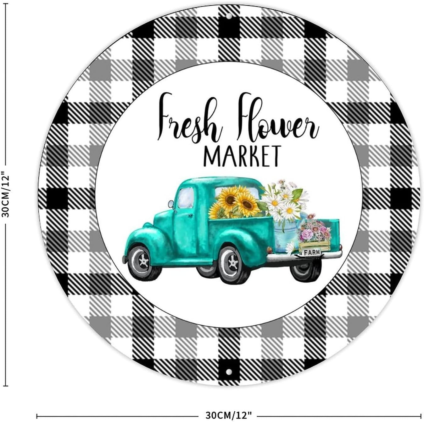 Daisies In Farm Truck Print