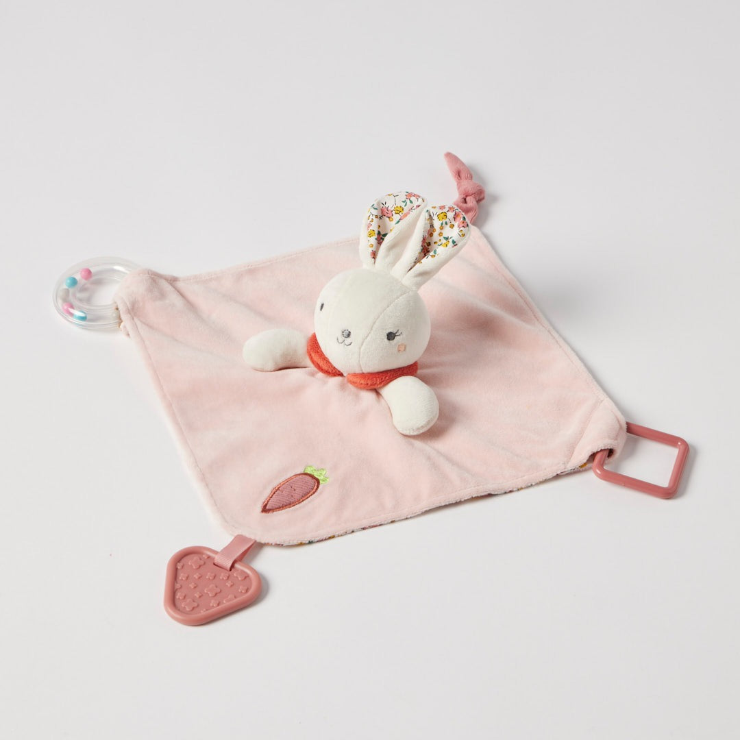 Huggies Bunny Rattle Comforter