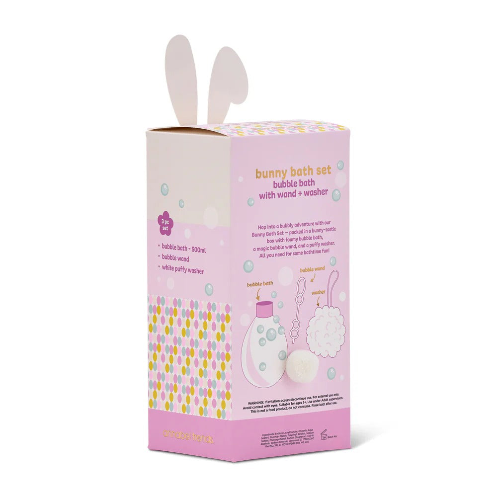 Bunny Bath Set Bubble Bath wand & Washer