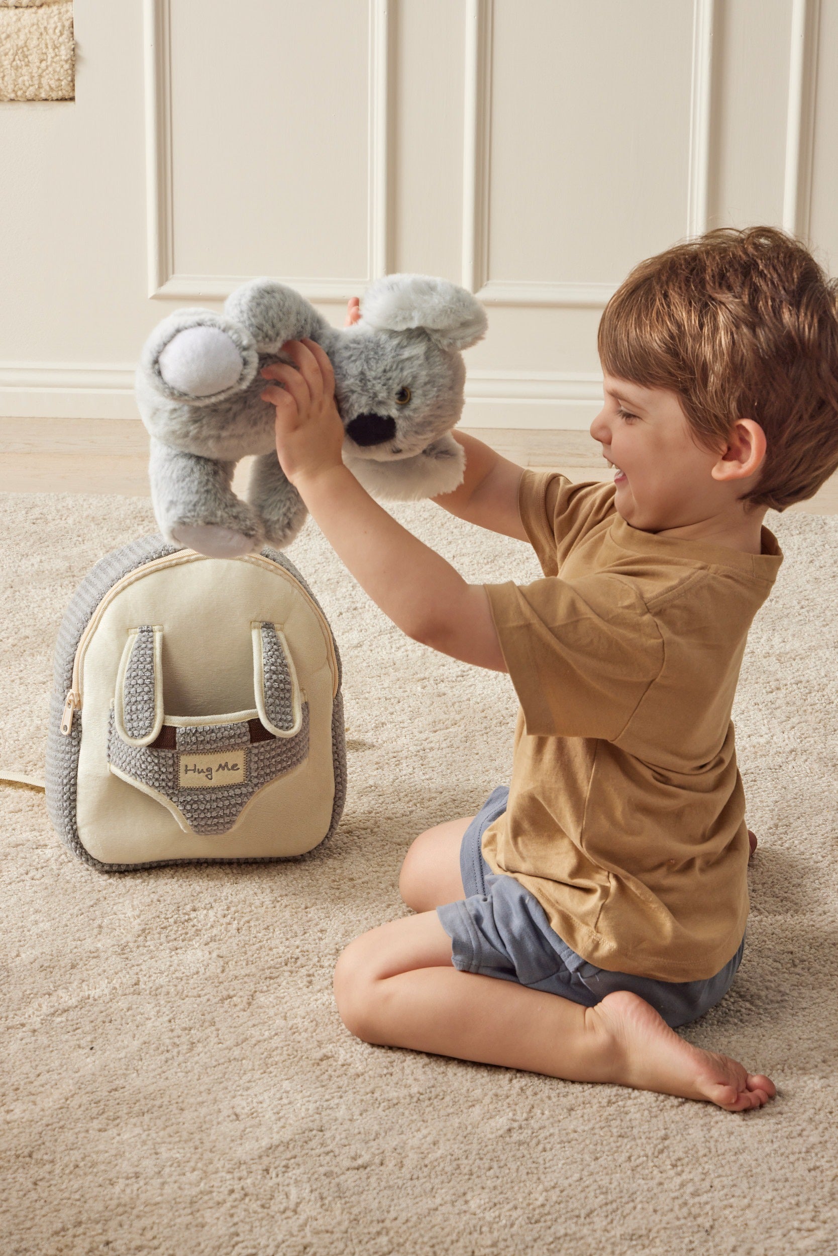 Plush Koala Hug-Me Buddy Backpack