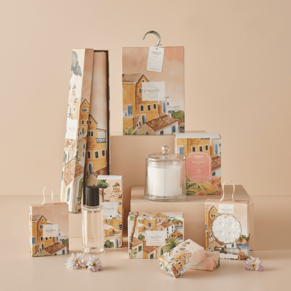 Valletta Scented Soap Gift Set of 2 French Linen