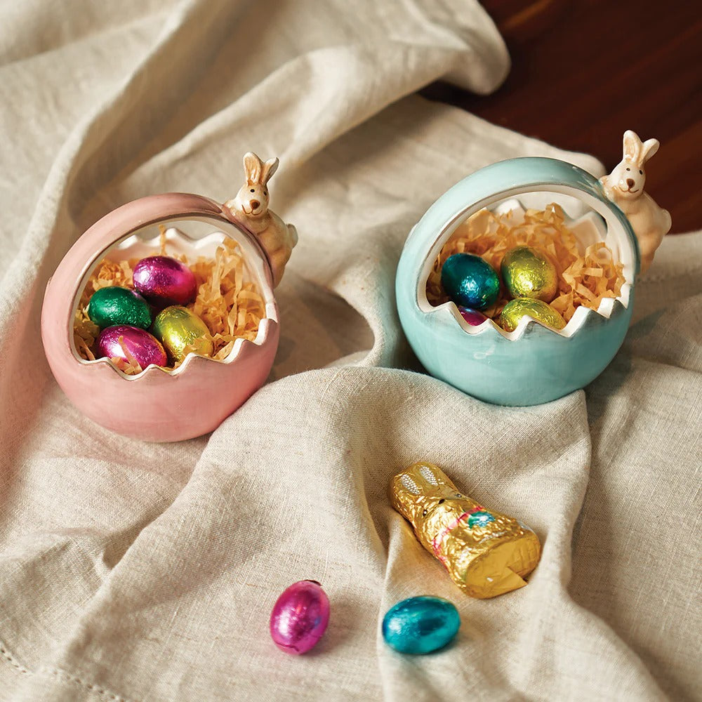 Ceramic Easter Basket Blue