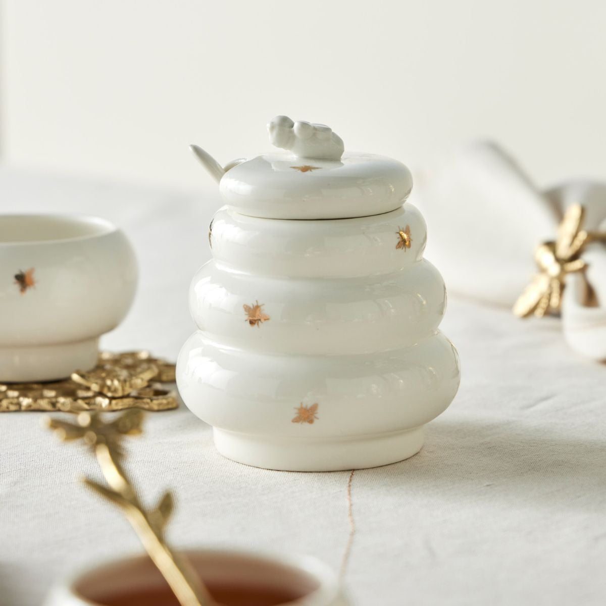 Beehive Condiment Jar Small