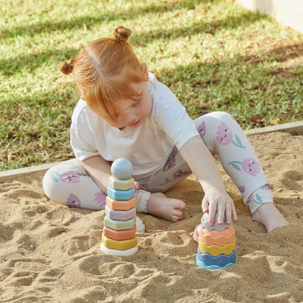 Eco-Friendly Wave Shape Stacker