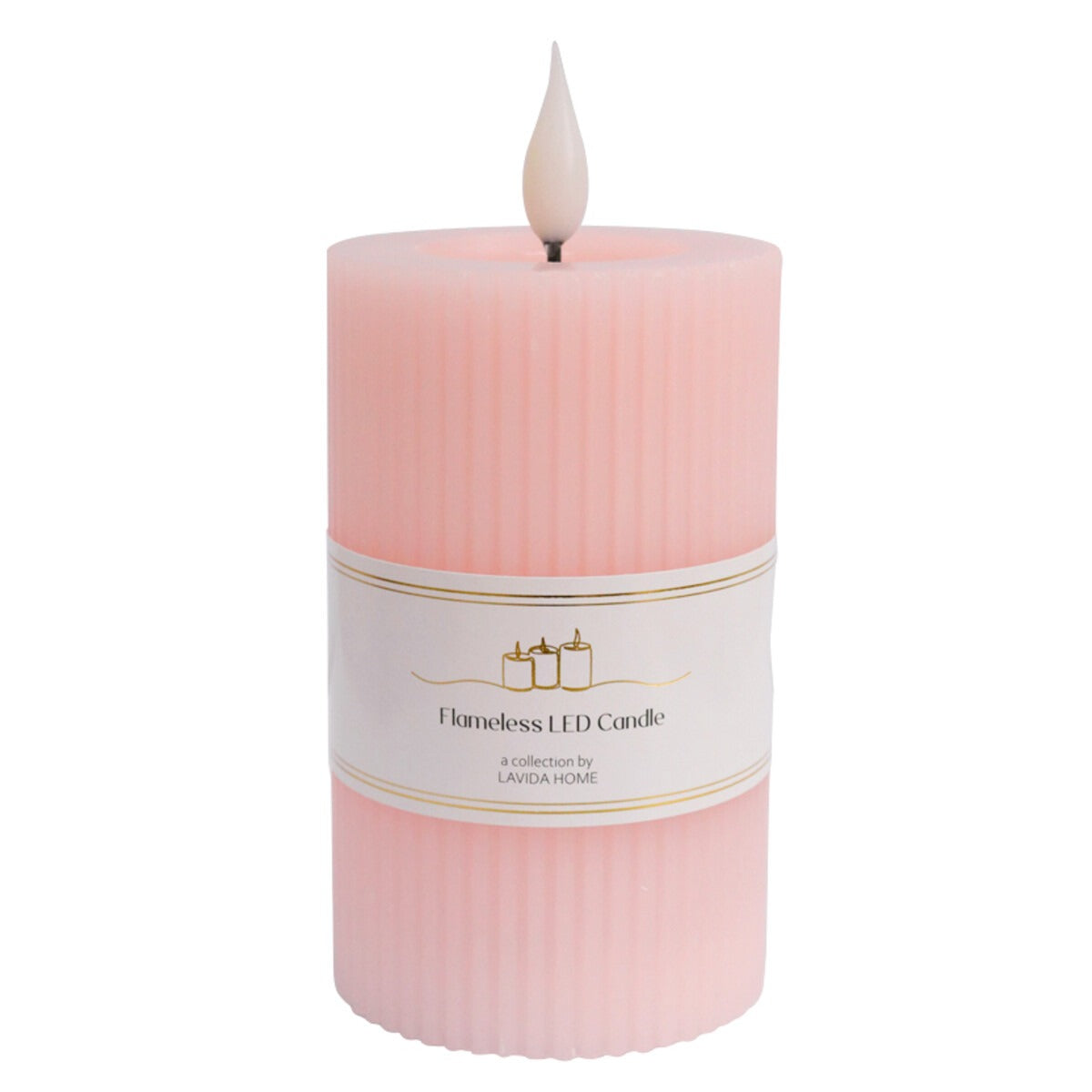 Flameless Candle Small Musk Ribb
