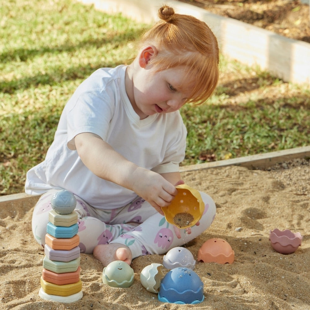 Eco-Friendly Wave Shape Stacker