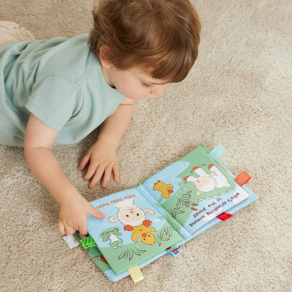 Sherbets Silly Farm Fabric Book