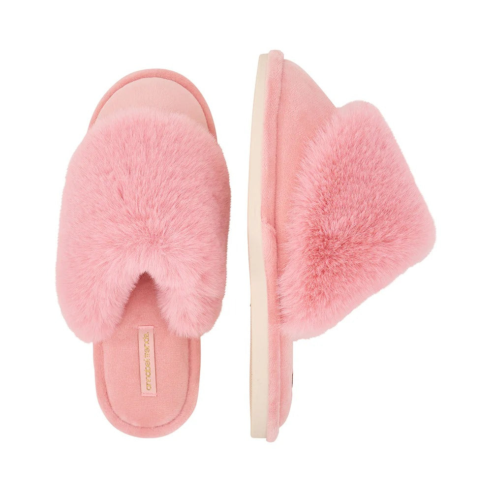 Cosy Luxe Slippers Pink M/L
